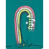image:imageNautica Girls Short Sleeve Graphic Logo TShirt Everyday Casual Wear Soft amp Comfortable FitQuetzal Green Rainbow