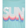 image:imageNautica Girls Short Sleeve Jersey Tee Dress with Elastic Cinched Waist Fun Designs amp ColorsBlue Tint