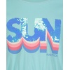 image:imageNautica Girls Short Sleeve Jersey Tee Dress with Elastic Cinched Waist Fun Designs amp ColorsBlue Tint