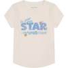 image:imageNautica Girls Short Sleeve Legacy TShirt with Flip Sequin Design Cotton Tee with Tagless InteriorBright White Star Sequin