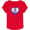 image:imageNautica Girls Short Sleeve Legacy TShirt with Flip Sequin Design Cotton Tee with Tagless InteriorNautica Red Anchor