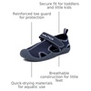 image:imageNautica Kids Water Shoes for Boys Girls Toddler Quick Dry Swim Shoes Aqua Socks Beach Pool Closed Toe Barefoot Summer Watershoes for Toddlers Size 512Navy Small Mesh