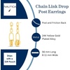 image:imageNautica Link Chain Dangle Earrings for Women