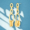 image:imageNautica Link Chain Dangle Earrings for Women