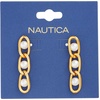 image:imageNautica Link Chain Simulated Pearl Dangle Earrings for Women