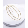 image:imageNautica Link Curb Chain Necklace Set for Women 14K Yellow Gold Plated Alloy 16  20 Inches