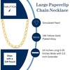 image:imageNautica Simulated Pearl Chain Necklace for Women 175 Inches Long