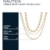 image:imageNautica Three Row Necklace for Women Layered Statement Chain 1620 Inches