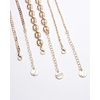 image:imageNautica Three Row Necklace for Women Layered Statement Chain 1620 Inches