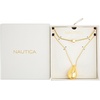 image:imageNautica Two Row Teardrop Necklace Set for Women 1622 Inches Long