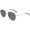 image:imageNautica Unisex N2244s Aviator SunglassesGoldG15