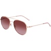 image:imageNautica Unisex N2244s Aviator SunglassesRose Gold