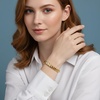 image:imageNautica Wave Stretch Bracelet for Women 14K Yellow Gold Plated Alloy