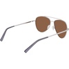image:imageNautica mens N101sp Aviator SunglassesMatte Silver
