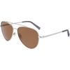 image:imageNautica mens N101sp Aviator SunglassesMatte Silver