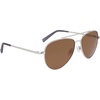 image:imageNautica mens N101sp Aviator SunglassesMatte Silver