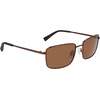 image:imageNautica mens N102sp Rectangular SunglassesMatte Brown