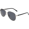 image:imageNautica mens N111sp Aviator SunglassesMatte Silver