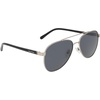 image:imageNautica mens N111sp Aviator SunglassesMatte Silver