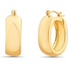 image:imageNautica 25 mm Chunky Hoop Earrings for Women 14K Yellow Gold Plated Alloy