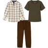 Grape Leaf/Farina Heather/Crew Brown