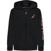 image:imageNautica Boys Long Sleeve Fleece Full Zip Hoodie Comfortable Relaxed FitJclass Duo True Black