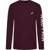 image:imageNautica Boys Long Sleeve Screen Print Graphic TShirtBold Tawny Port