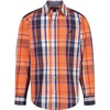 image:imageNautica Boys Long Sleeve Woven ButtonDown Shirt Comfortable Classic FitAutumn Plaid Persimmon