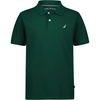 image:imageNautica Boys Short Sleeve Anchor Polo Button Closure Soft amp Comfortable Pique FabricEvergreen
