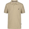 image:imageNautica Boys Short Sleeve Anchor Polo Button Closure Soft amp Comfortable Pique FabricFeather Grey Heather
