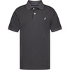 image:imageNautica Boys Short Sleeve Anchor Polo Button Closure Soft amp Comfortable Pique FabricForged Iron