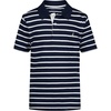 image:imageNautica Boys Short Sleeve Fashion Polo Button Closure Soft amp ComfortableCoast Stripe Blueprint