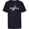 image:imageNautica Boys Short Sleeve JClass Logo Crew Neck TShirt Soft Comfortable Relaxed FitAmericana Sport Navy