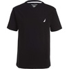 image:imageNautica Boys Short Sleeve Solid VNeck TShirt Soft Comfortable Relaxed FitBlack