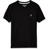 image:imageNautica Boys Short Sleeve Solid VNeck Tee ShirtLegacy Black