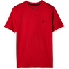 image:imageNautica Boys Short Sleeve Solid VNeck Tee ShirtLegacy Carmine