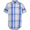 image:imageNautica Boys Short Sleeve Woven ButtonDown Shirt Light Weight amp BreathableAmericana Plaid