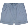 image:imageNautica Girls Chambray Shorts Lightweight Cotton with Ruffled Elastic Waistband amp PocketsChambray Xlt