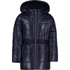 image:imageNautica Girls Heavyweight Hooded Winter Puffer Coat With Full Length ZipperPeacoat Sparkle