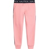 image:imageNautica Girls Logo Sweatpants Fleece Joggers with Ribbed Cuffs amp Functional Side PocketsPink Flamingo