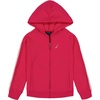 image:imageNautica Girls Logo Sweatshirt Fleece Hoodie With Fullzip Front amp PocketsBeetroot Purple