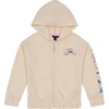 image:imageNautica Girls Logo Sweatshirt Fleece Hoodie With Fullzip Front amp PocketsEggnog Sunset