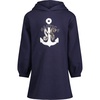 image:imageNautica Girls Long Sleeve Fleece Sweatshirt DressPeacoat Sequin
