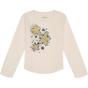image:imageNautica Girls Long Sleeve Graphic TShirt Flip Sequin and Glitter EmbellishmentsEgret Shooting Stars