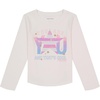 image:imageNautica Girls Long Sleeve Graphic TShirtBright White Star