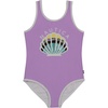 image:imageNautica Girls OnePiece Swimsuit with UPF 50 Sun Protection Quick Drying Bathing SuitLavendula Seashell Sequin