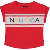 image:imageNautica Girls Short Sleeve Graphic Logo TShirt Everyday Casual Wear Soft amp Comfortable FitHibiscus Billboard