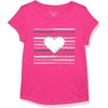 image:imageNautica Girls Short Sleeve TShirt with Fun Graphic Design Cotton Tee with Tagless InteriorBeetroot Heart