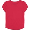 image:imageNautica Girls Short Sleeve VNeck TShirt Solid Cotton Blend Tee with Tagless InteriorVirtual Pink