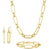 image:imageNautica Link Chain Necklace Earring Bracelet Set for Women